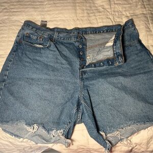 Levi's Classic Blue Denim Shorts